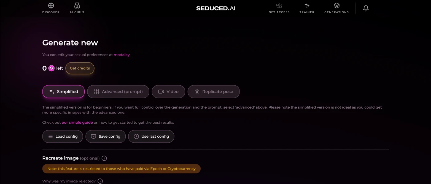 seduced generator